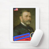 Ulysses S. Grant Baseball Card Mousepad (Mit Mouse)