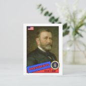 Ulysses S. Grant Baseball Card Postkarte (Stehend Vorderseite)