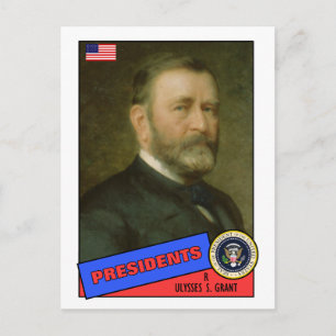 Ulysses S. Grant Baseballkarte Postkarte