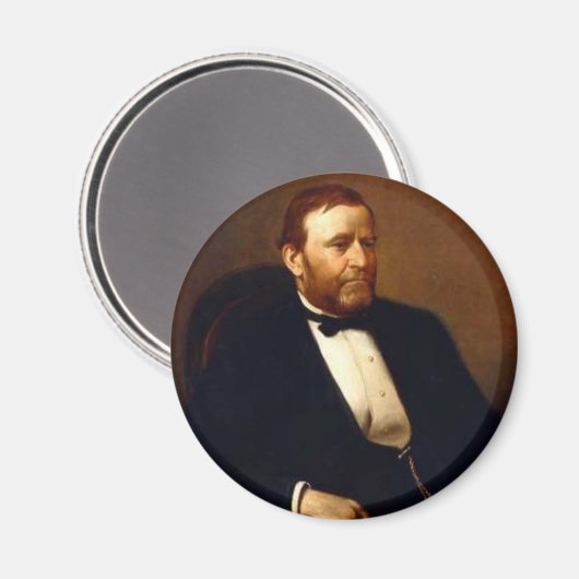 Ulysses S Grant Magnet (Vorderseite/Rückseite)