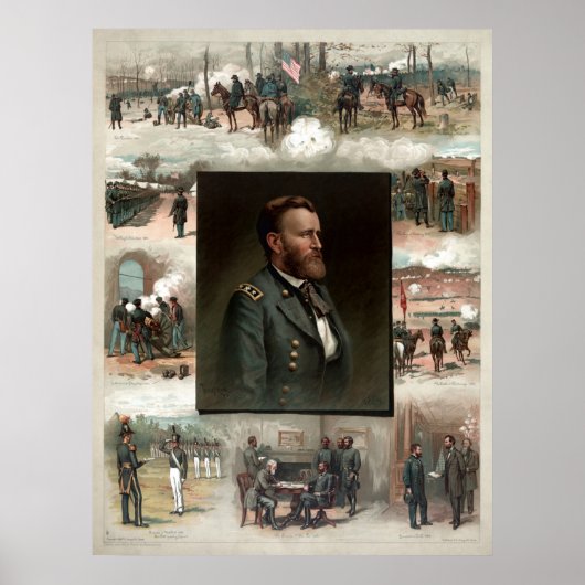 Ulysses S. Grant Montage Poster (Vorne)