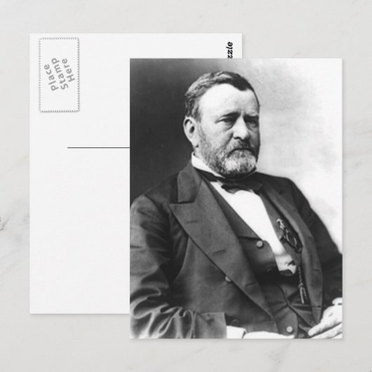 Ulysses S Grant Postkarte (Vorne/Hinten)