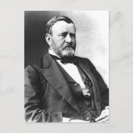 Ulysses S Grant Postkarte (Vorderseite)