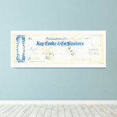 Ulysses S. Grant Unterzeichnete Karo vom 17. Mai 1 Leinwanddruck (Insitu (Holzboden))