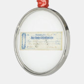 Ulysses S. Grant Unterzeichnete Karo vom 17. Mai 1 Ornament Aus Metall (Links)