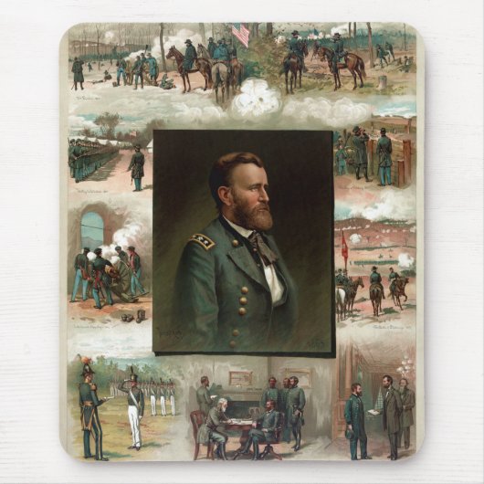 Ulysses S. Grant von West Point bis Appomattox Mousepad (Vorne)