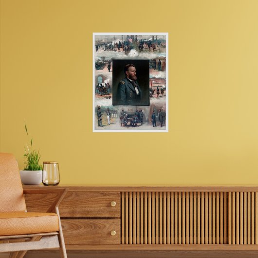 Ulysses S Grant West Point Appomattox 1885 Restore Poster (Wohnzimmer 2)