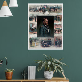 Ulysses S Grant West Point Appomattox 1885 Restore Poster