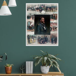 Ulysses S. Grant West Point Appomattox 1885 Wieder Poster