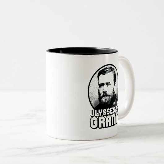 Ulysses S. Grant Zweifarbige Tasse (VorderseiteRechts)