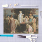 Ulysses und Nausicaa von Charles Gleyre Seidenpapier (Handwerk)