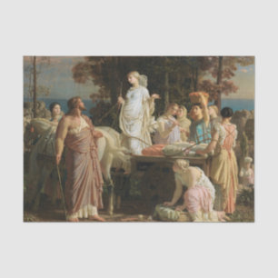 Ulysses und Nausikaa von Charles Gleyre Seidenpapier