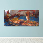 Ulysses und Sirens (1891) Leinwanddruck (Insitu (Holzboden))