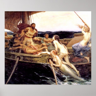 Ulysses und Sirens Poster