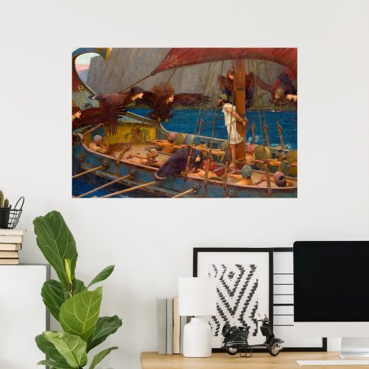 Ulysses und Sirens Poster (Heimbüro)