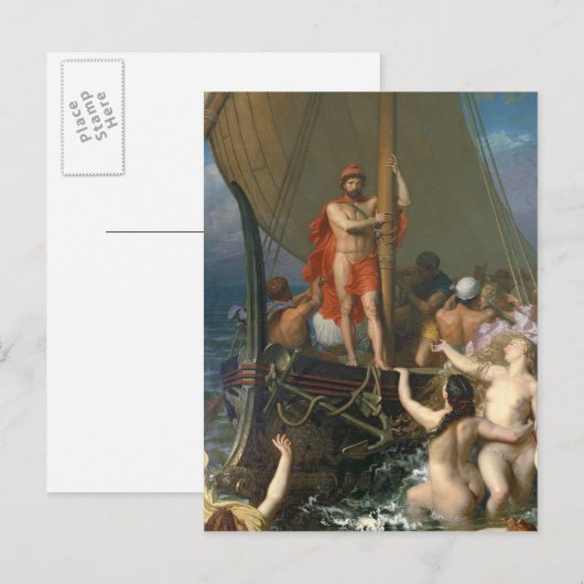 Ulysses und Sirens Postkarte (Vorne/Hinten)