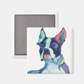 Ulysses Watercolor Pastel Magnet (Vorderseite/Rückseite)