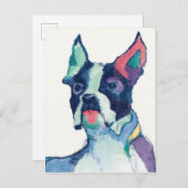 Ulysses Watercolor Pastel Postkarte (Vorne/Hinten)