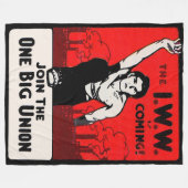 Um 1905 geht IWW zum Druck Fleecedecke (Vorderseite (Horizontal))