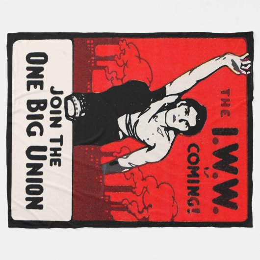 Um 1905 geht IWW zum Druck Fleecedecke (Vorderseite (Horizontal))