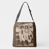 Um 1910 drucken Kameramädchen Tragetaschen Mit Langen Trägern (Rückseite)