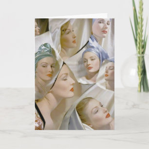 Um 1940 schöne Frauen Karte