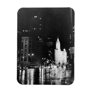 Um 1954: Ein Blick auf die Michigan Avenue Magnet
