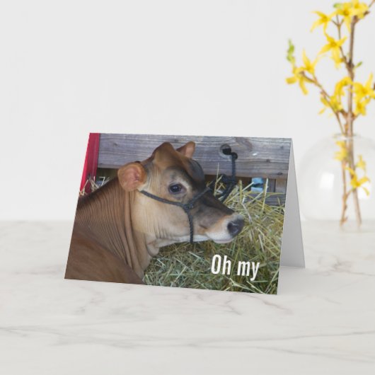 UM 40 SIEHT ES UNS SEHR FANTASTISCH AUS! KARTE (Gelbe Blume)