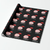 Um-brain-lla Funny Brain Puns Dark BG Geschenkpapier (Ungerollt)
