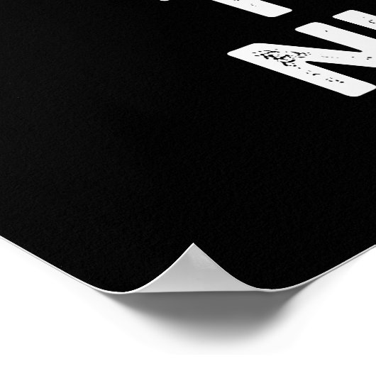 um bzw. sein zu können, um lustig zu sein Erdnuss Poster (Ecke)