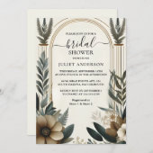 Um das 70er 80er Courthouse Brautparty wirklich ei Einladung (Vorne/Hinten)