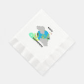 UM DAS BEWUSSTSEIN ZU ERHÖHEN! SERVIETTE (Ecke)