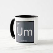 Um, das Element der Verwirrung - Tasse (Vorderseite Links)