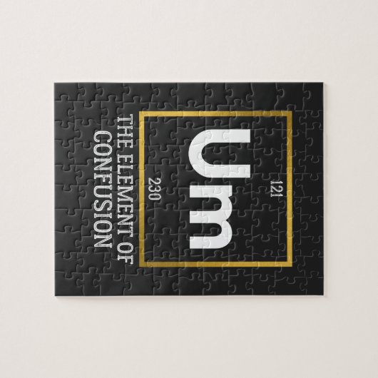 Um das Element des T - Shirt der Verwirrung Puzzle (Horizontal)