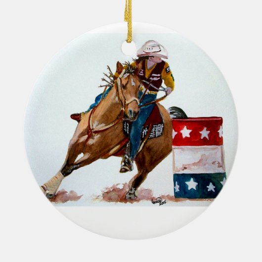 Um das Fass Keramikornament (Hinten)