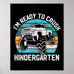 Um das Kindergarten-Monster zu zerschlagen, zurück Poster
