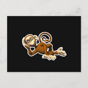 um den Affen herum Postkarte