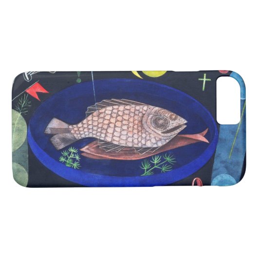Um den Fisch herum, Paul Klee Case-Mate iPhone Hülle (Rückseite (Horizontal))