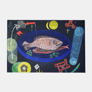 Um den Fisch herum, Paul Klee Fußmatte