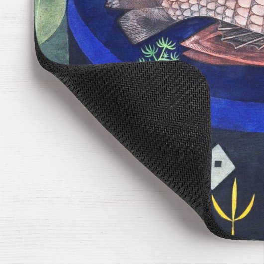 Um den Fisch herum, Paul Klee Mousepad (Ecke)