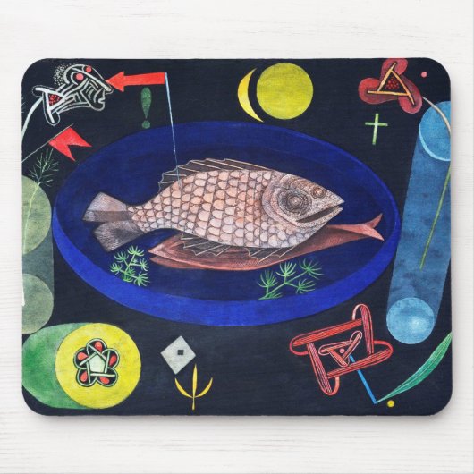 Um den Fisch herum, Paul Klee Mousepad (Vorne)
