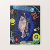Um den Fisch herum, Paul Klee Puzzle (Vertikal)