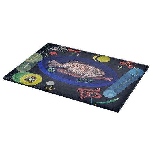 Um den Fisch herum, Paul Klee Schneidebrett (Ecke)