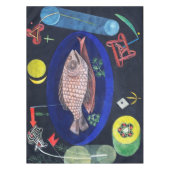 Um den Fisch herum, Paul Klee Tischdecke (Vorderseite)