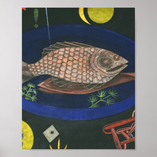 Um den Fisch Paul Klee Poster