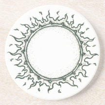 Um den Sun - Schwarzweiss-zeichnen