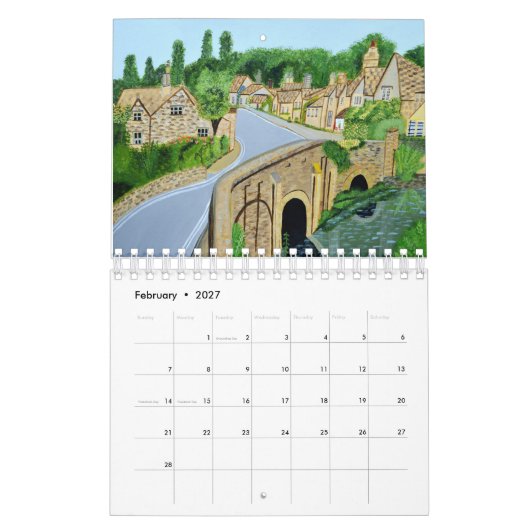 Um den Weltkalender Kalender (Feb 2027)