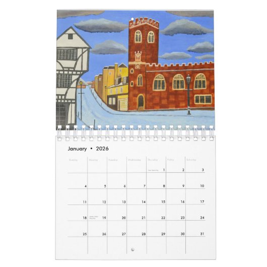 Um den Weltkalender Kalender (Jan 2026)