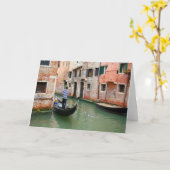 Um die Ecke Karte (Gelbe Blume)