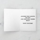 Um die Sonne Karte (Innenseite)